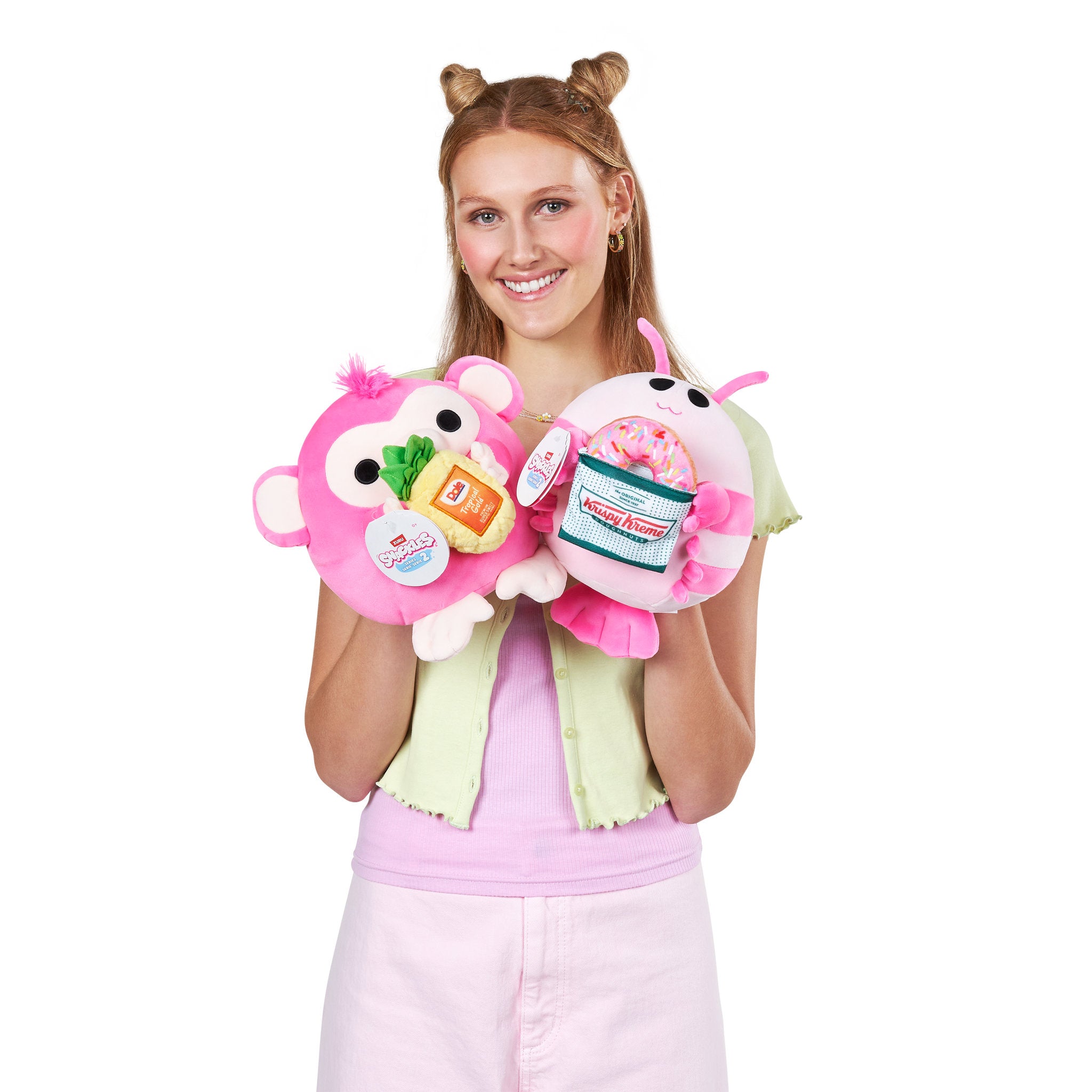 ZURU Snackles 8 Inch Series 2 Plush - Shrimp & Krispy Kreme