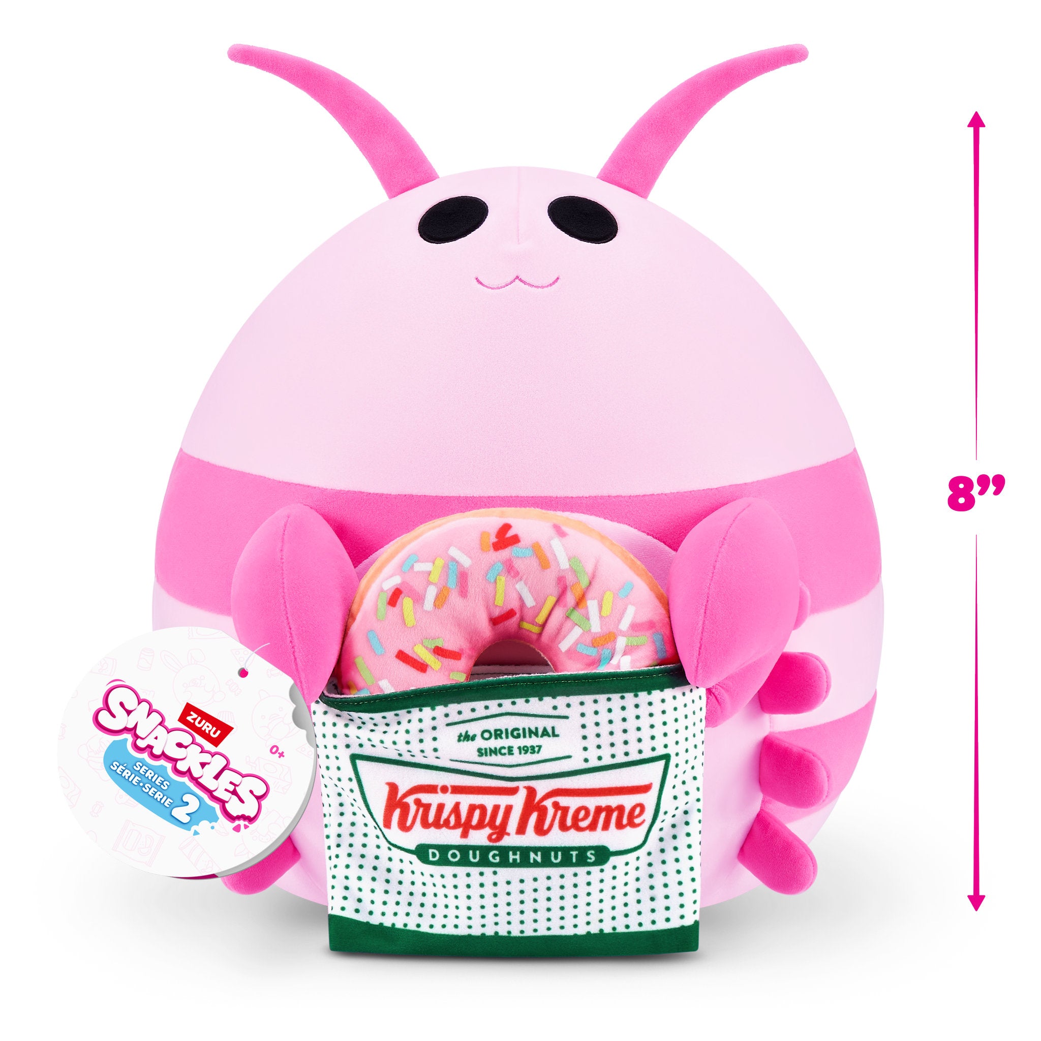 ZURU Snackles 8 Inch Series 2 Plush - Shrimp & Krispy Kreme