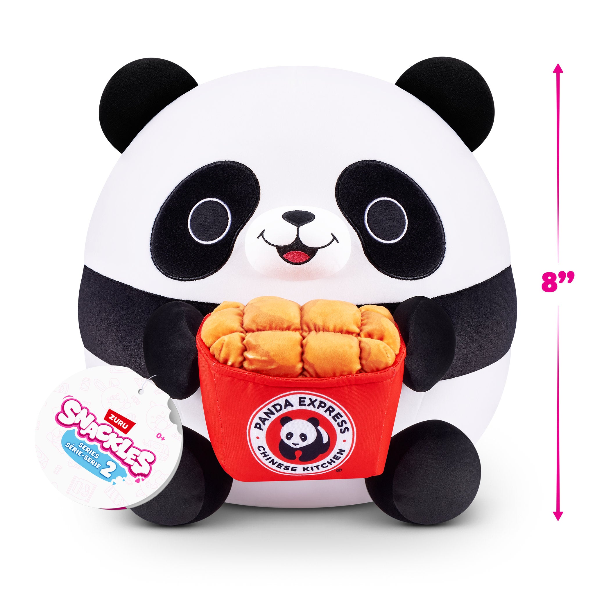ZURU Snackles 8 Inch Series 2 Plush - Panda & Panda Express
