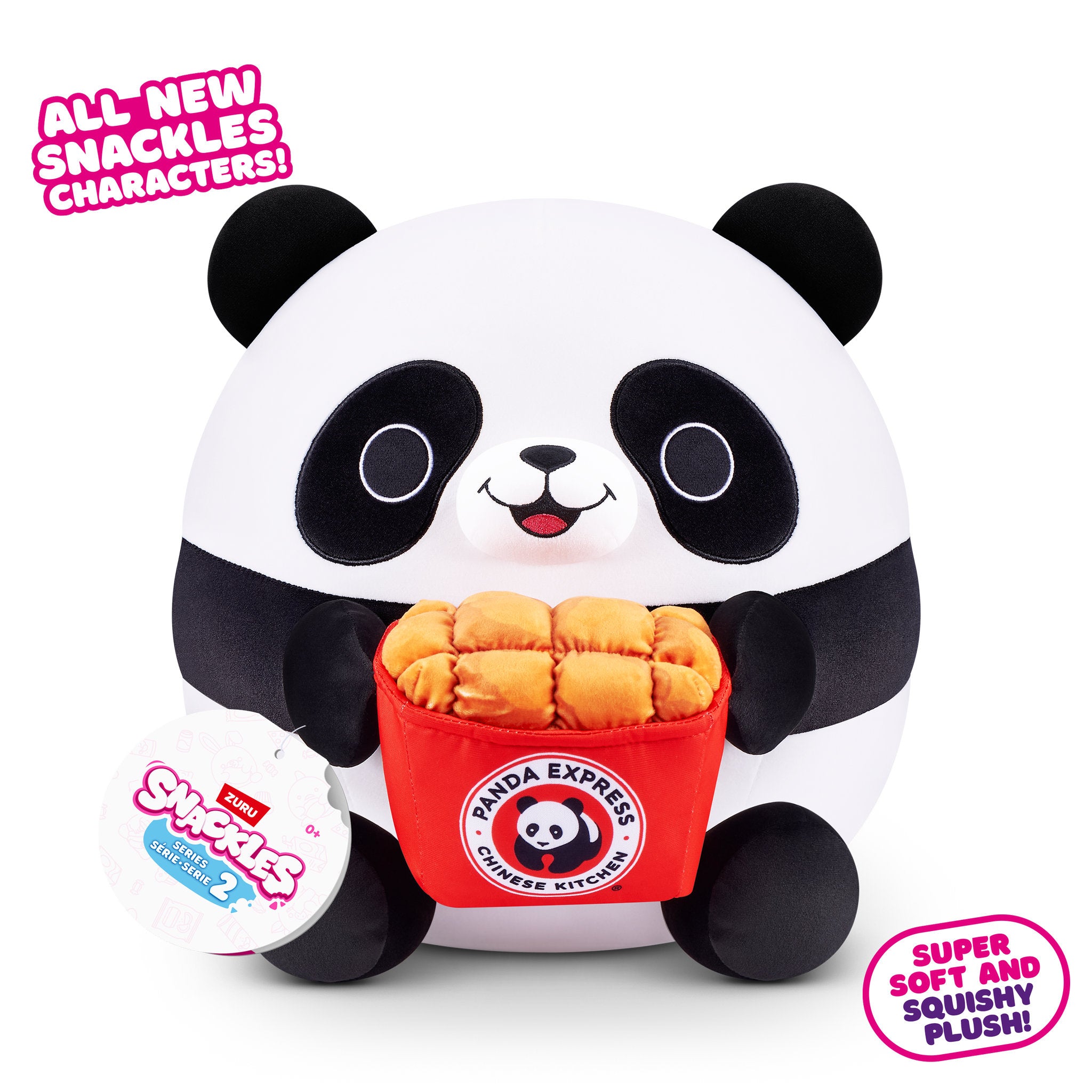 ZURU Snackles 8 Inch Series 2 Plush - Panda & Panda Express