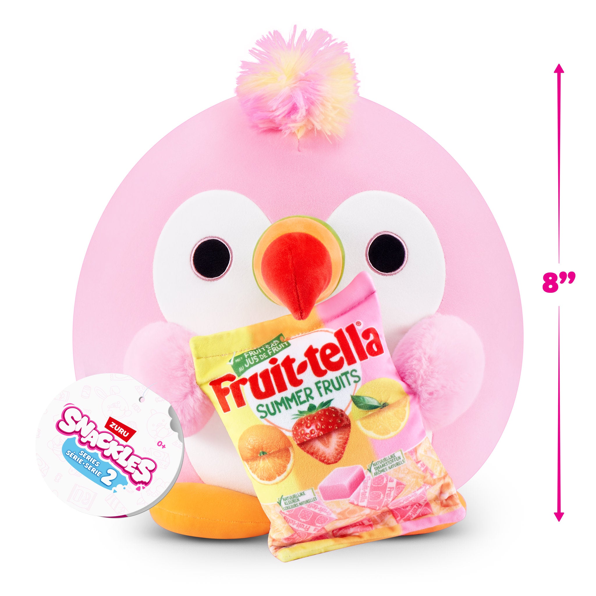 ZURU Snackles 8 Inch Series 2 Plush - Sally Tucan & Fruit-tella
