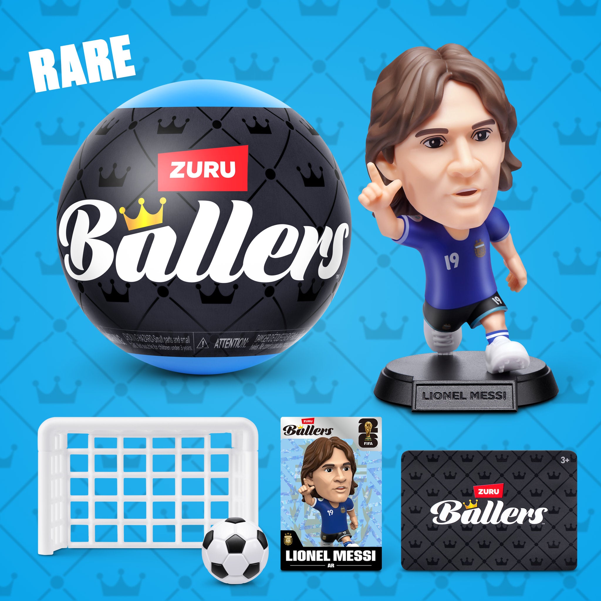 FIFA BALLERS GLOBAL リオネルメッシ ZURU FIFA World Cup 2026™ Ballers Series 1 Assorted Styles