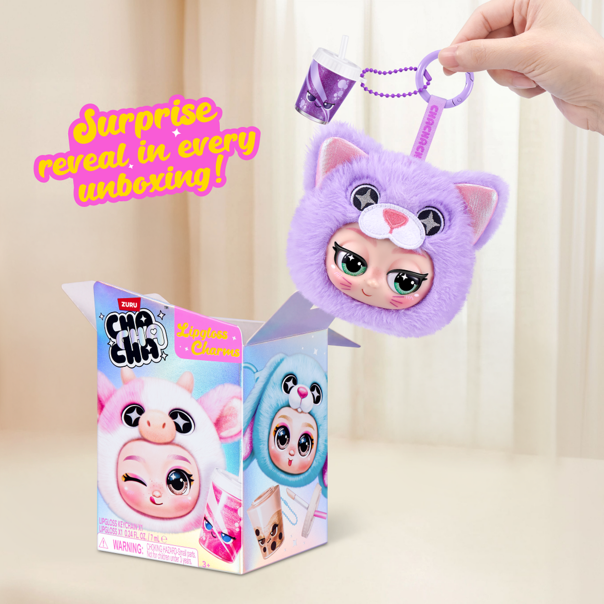 ZURU ChaChaCha Lip Gloss Charms Series 1 Blind Box - Toyworld NZ