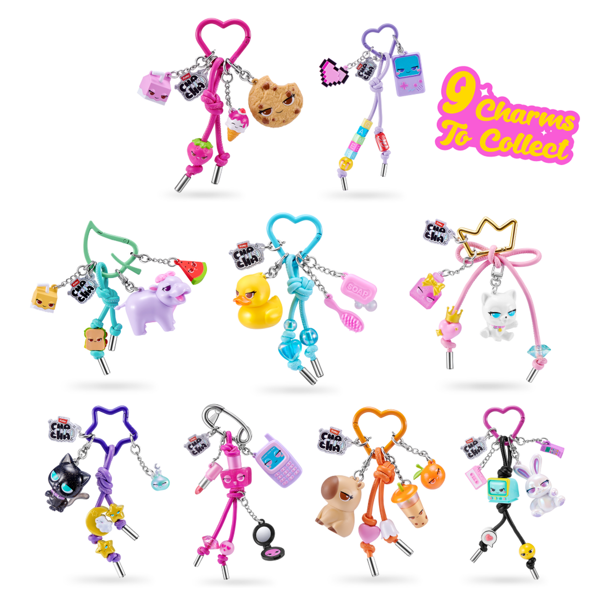 ZURU ChaChaCha DIY Keychain Charms Assorted Styles - Toyworld NZ