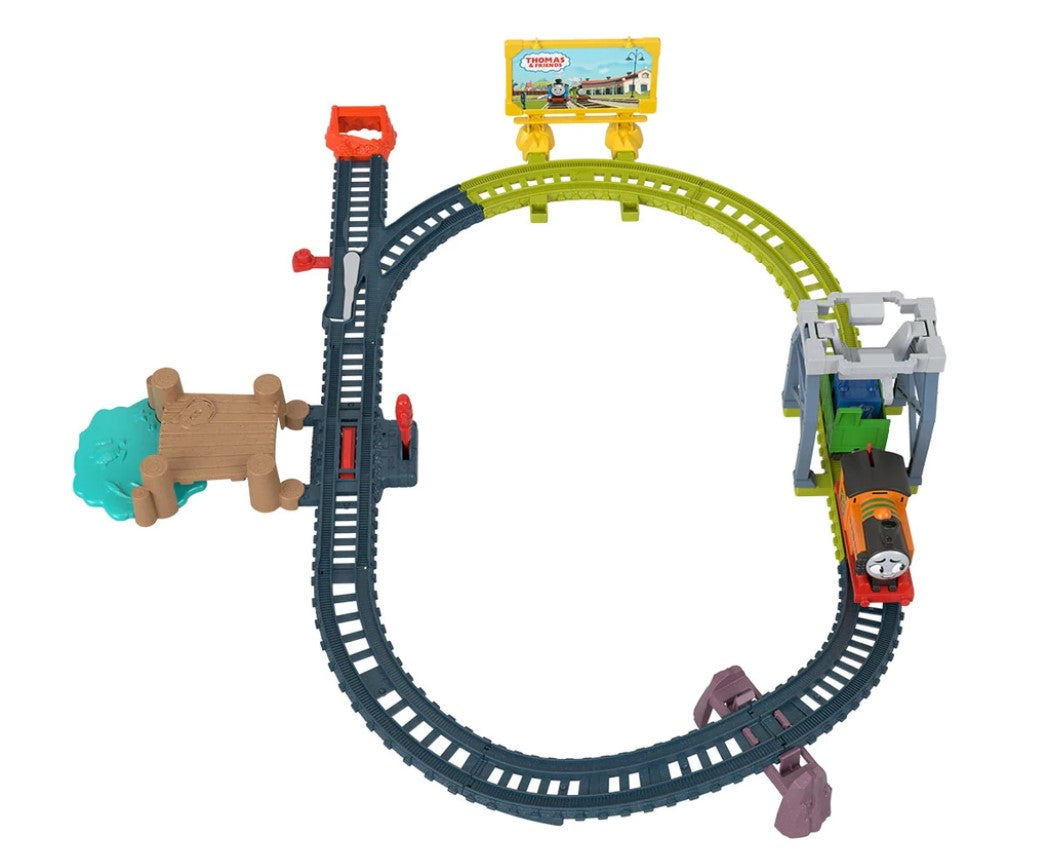Fisher-Price Thomas & Friends Motorized Train and Track Set Nia Dockside Drop Off - Toyworld NZ