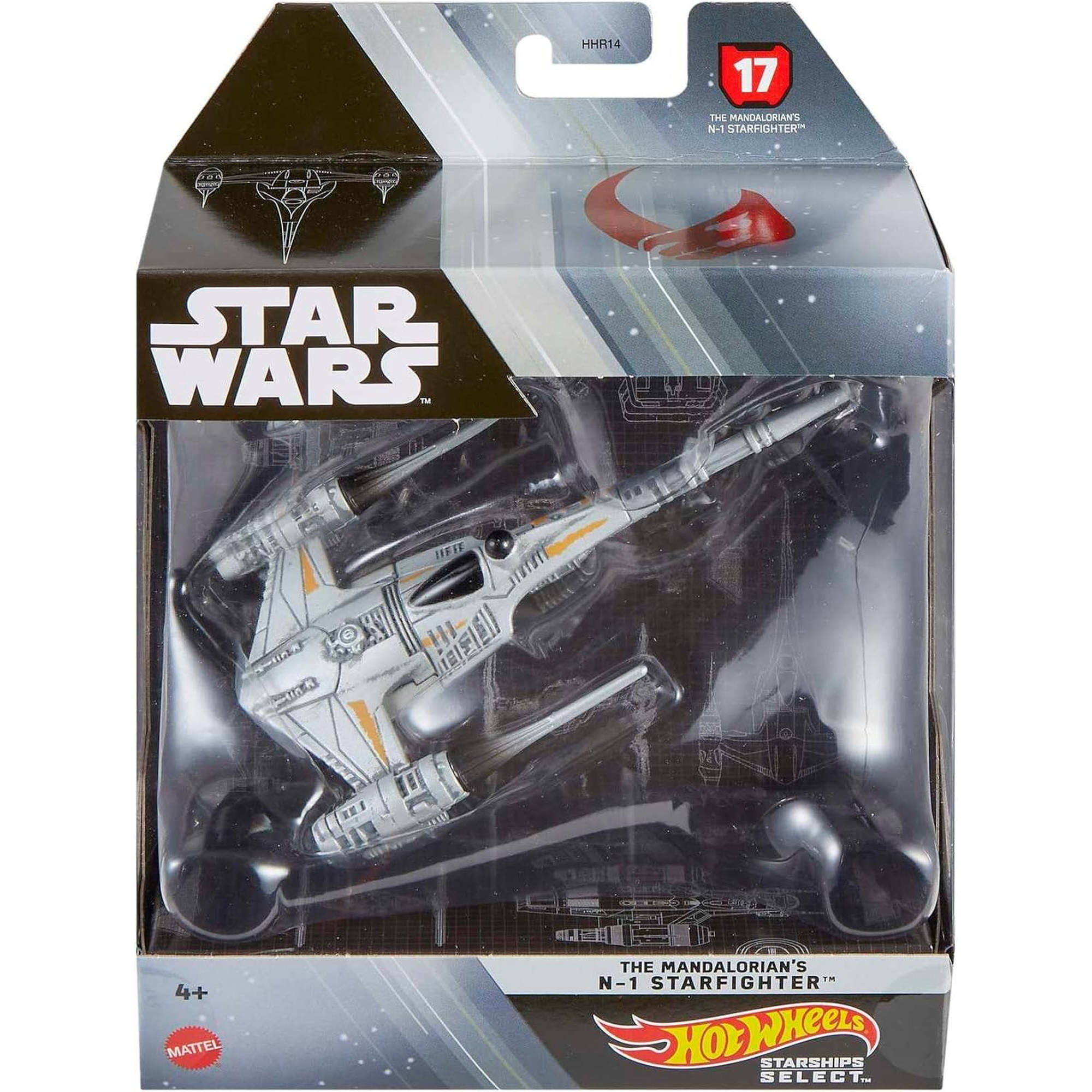 Hot Wheels Star Wars Starships Select #17 The Mandalorian's N-1