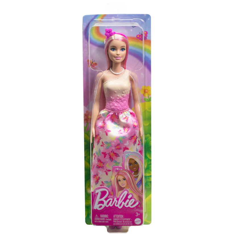Barbie Royals Pink Hair Doll