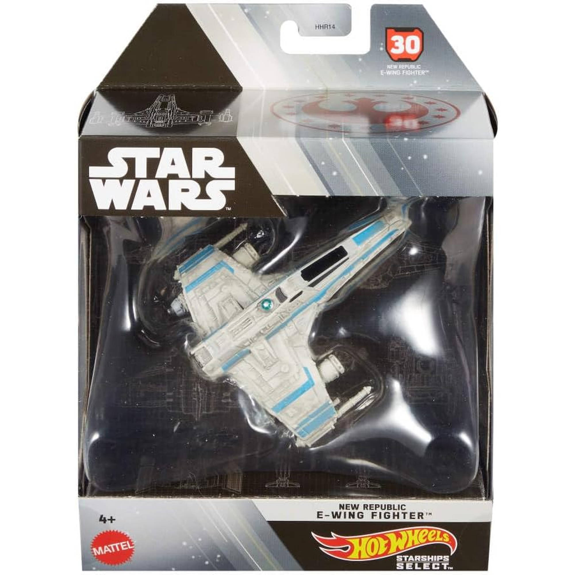 Hot Wheels Star Wars Starships Select - #30 New Republic E-Wing Fighter