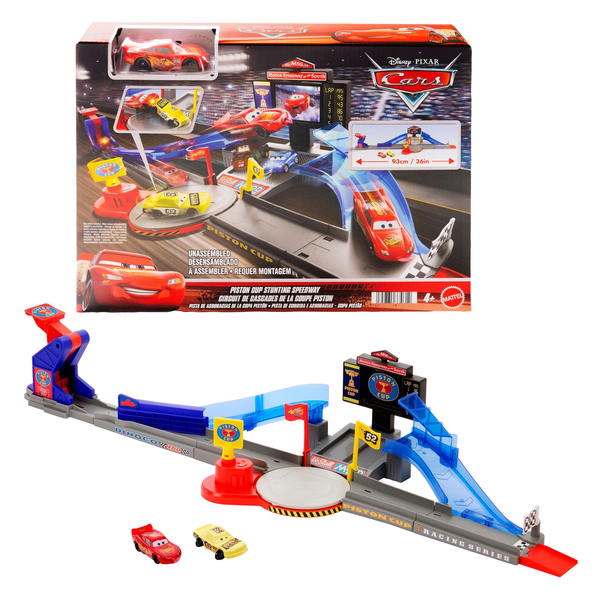 Disney Pixar Cars Piston Cup Stunting Speedway Track Set