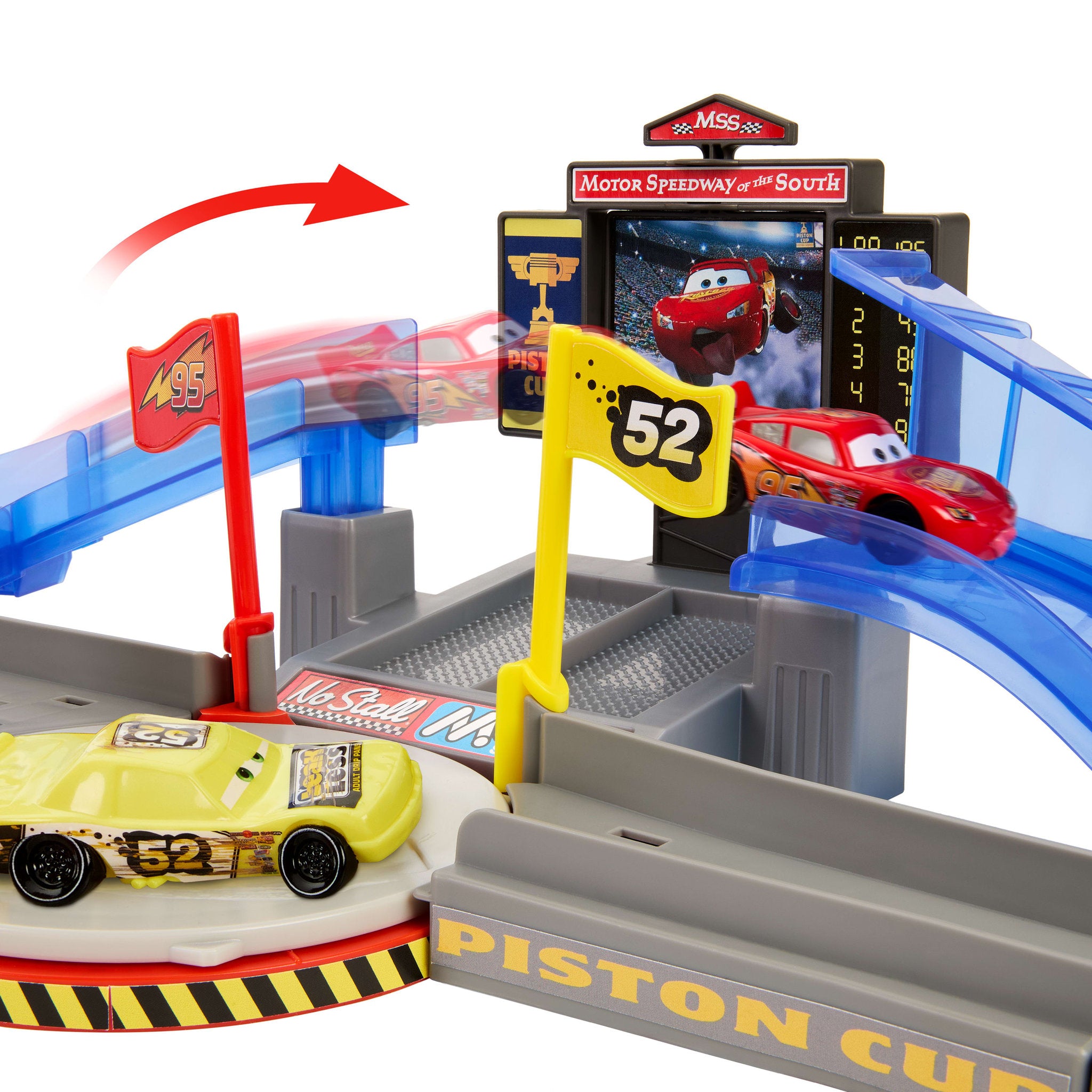 Disney Pixar Cars Piston Cup Stunting Speedway Track Set