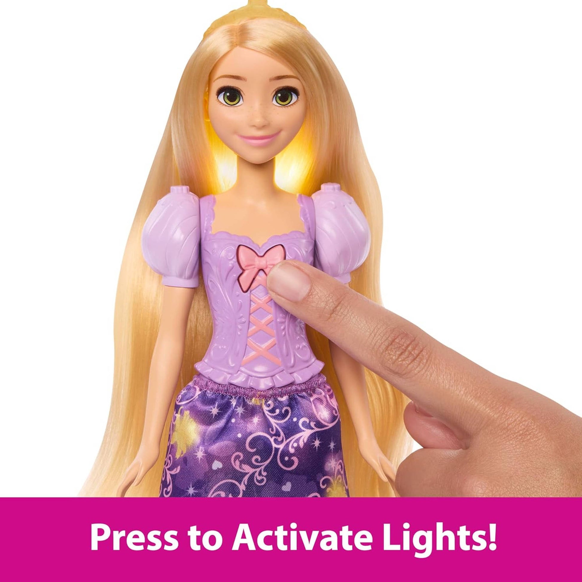Disney Princess Light-Up Hair Rapunzel Doll - Toyworld NZ