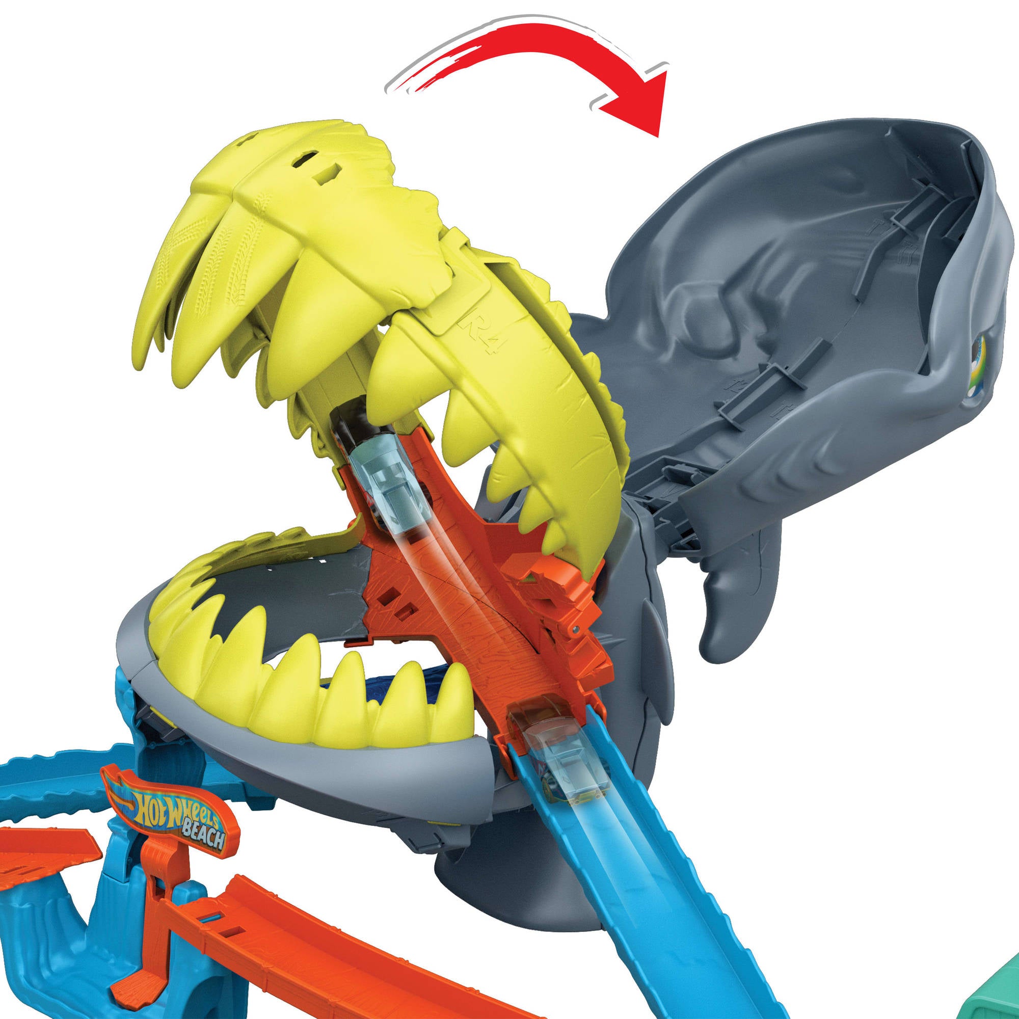Hot Wheels City Shark Chomp Beach Playset
