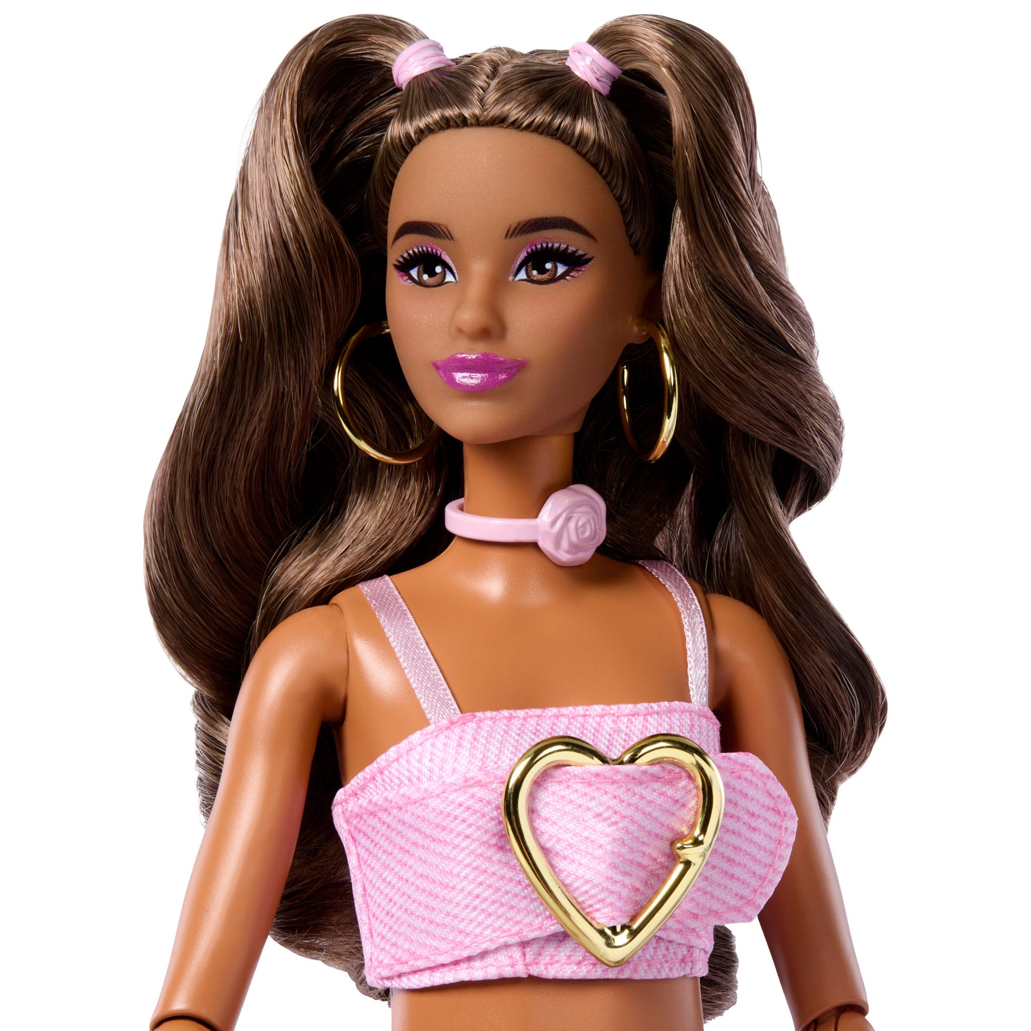 Barbie Deluxe Style Doll 12 - Pink Top & Flare Jeans - Toyworld NZ