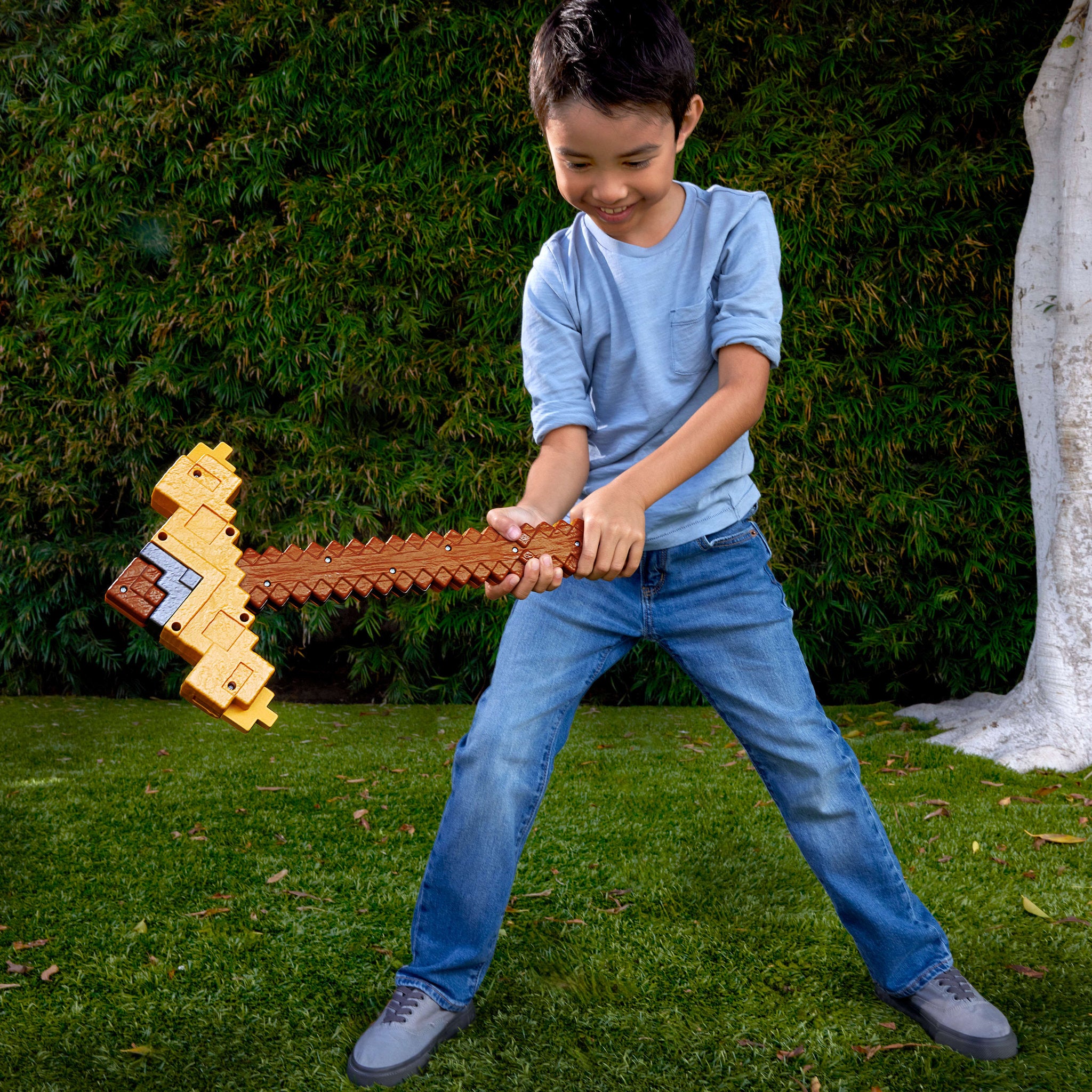 Minecraft Click and Switch Sword and Pickaxe