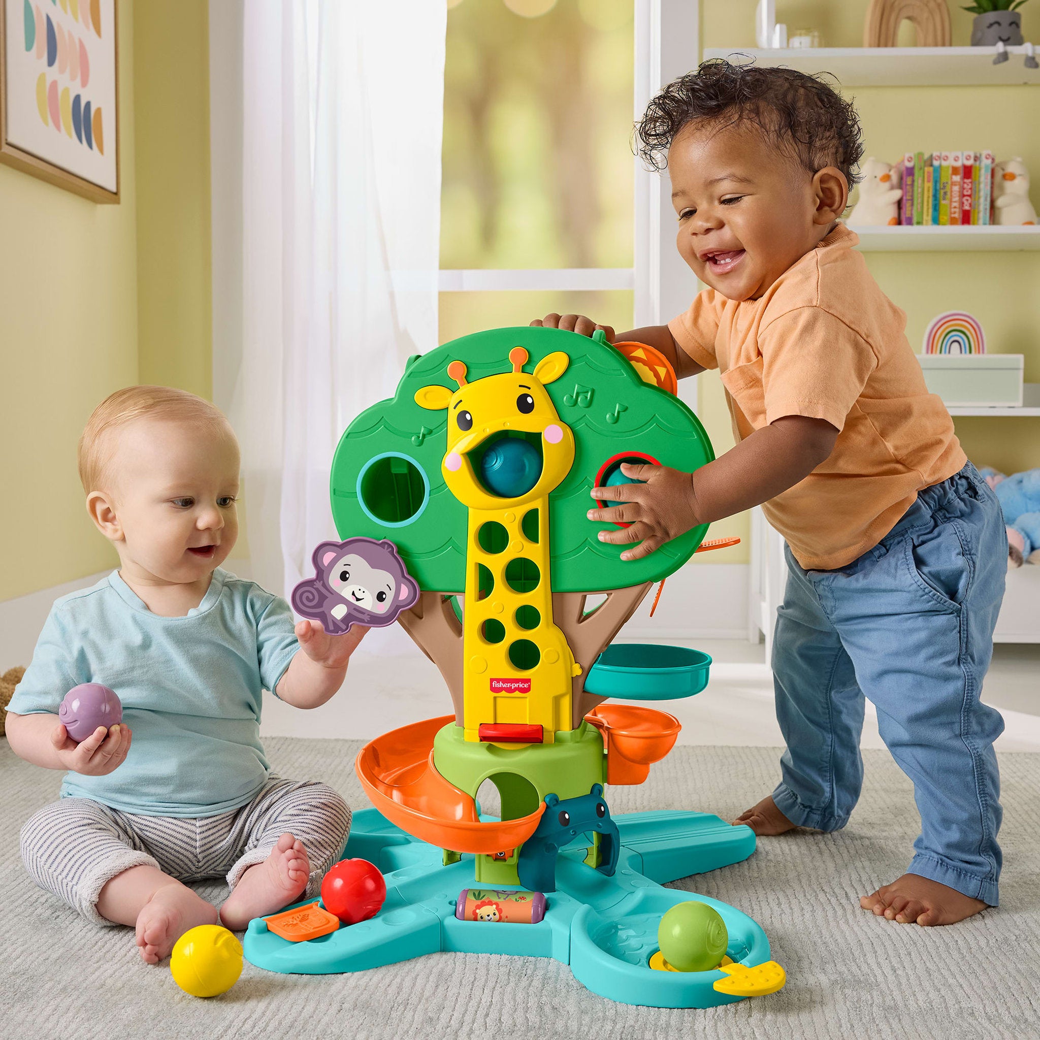 Fisher-Price Sit To Stand Jungle Tree - Toyworld NZ