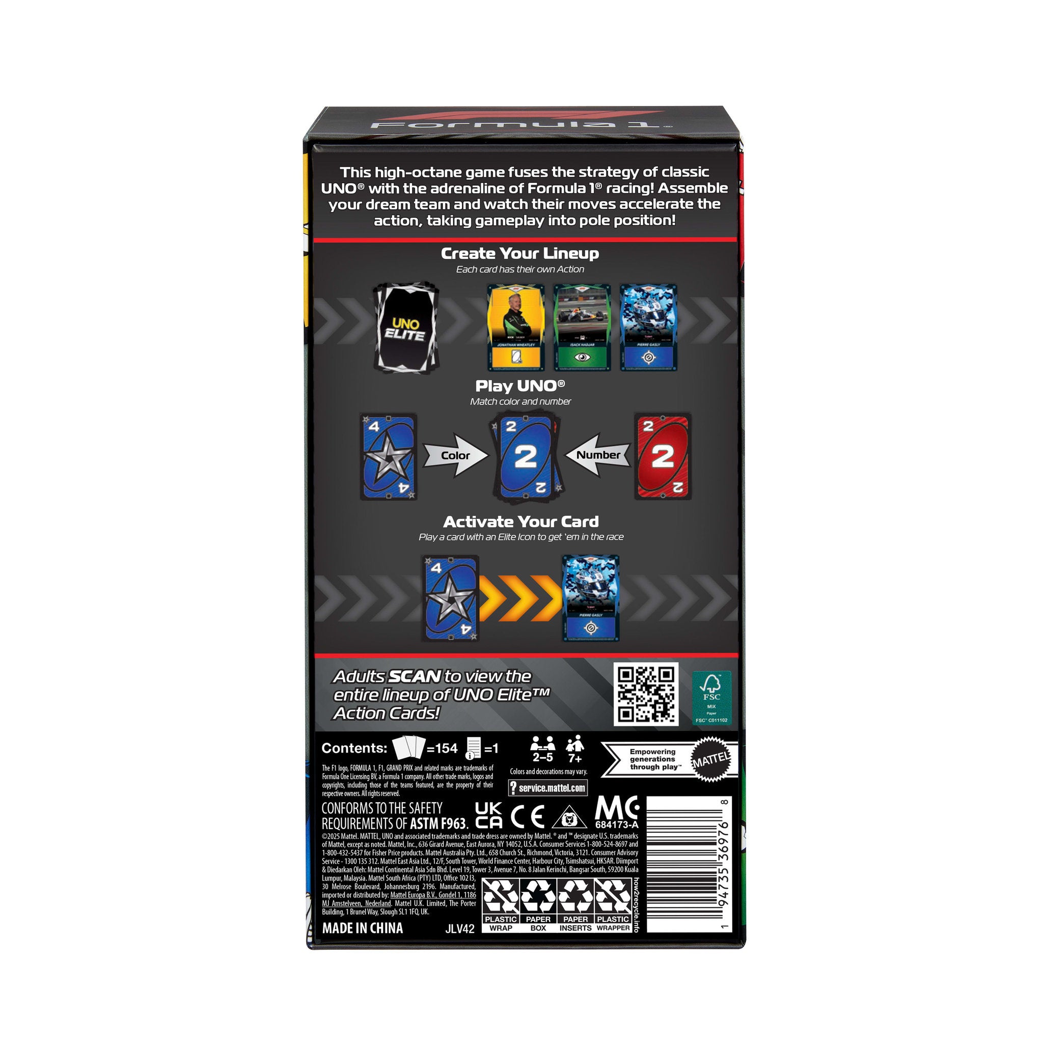 UNO Elite F1 2025 Core Edition Starter Pack