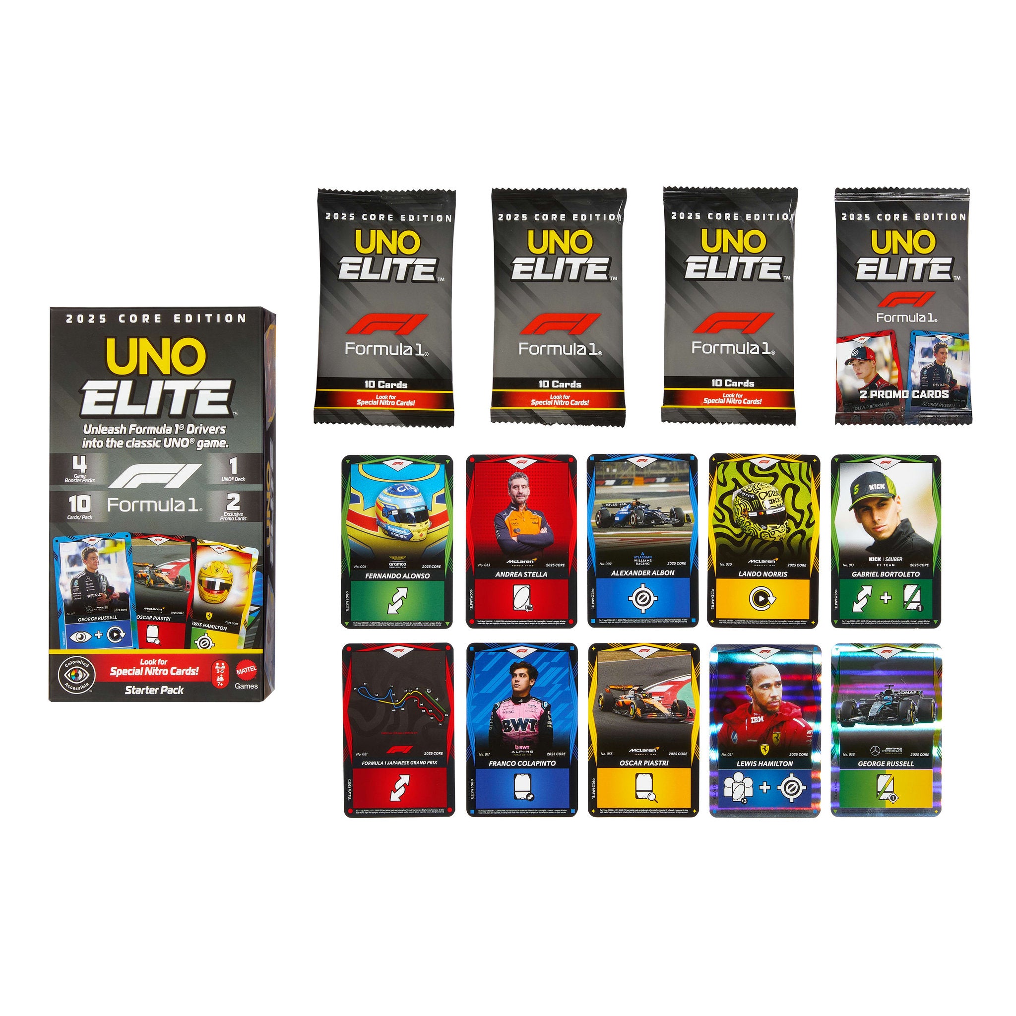 UNO Elite F1 2025 Core Edition Starter Pack