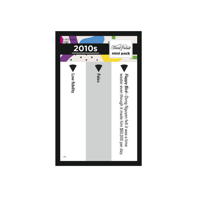 Trivial Pursuit Mini Pack 2010s