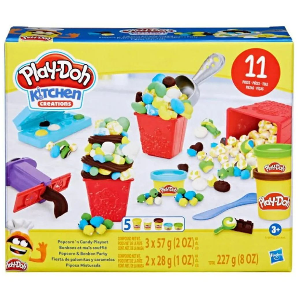 Play Doh Kitchen Kits Popcorn And Candy Playset