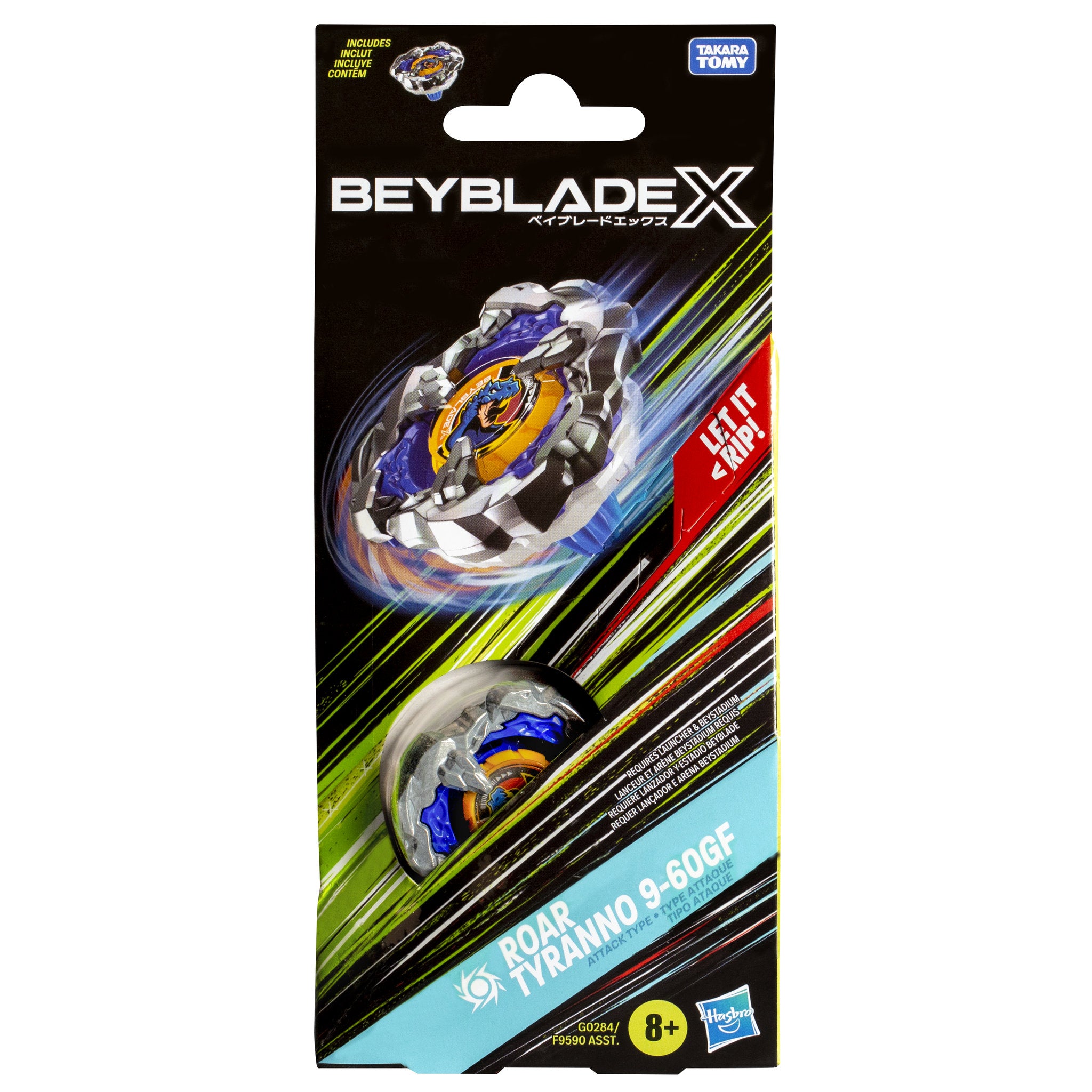 Beyblade X Roar Tyranno 9-60GF Booster Pack Set