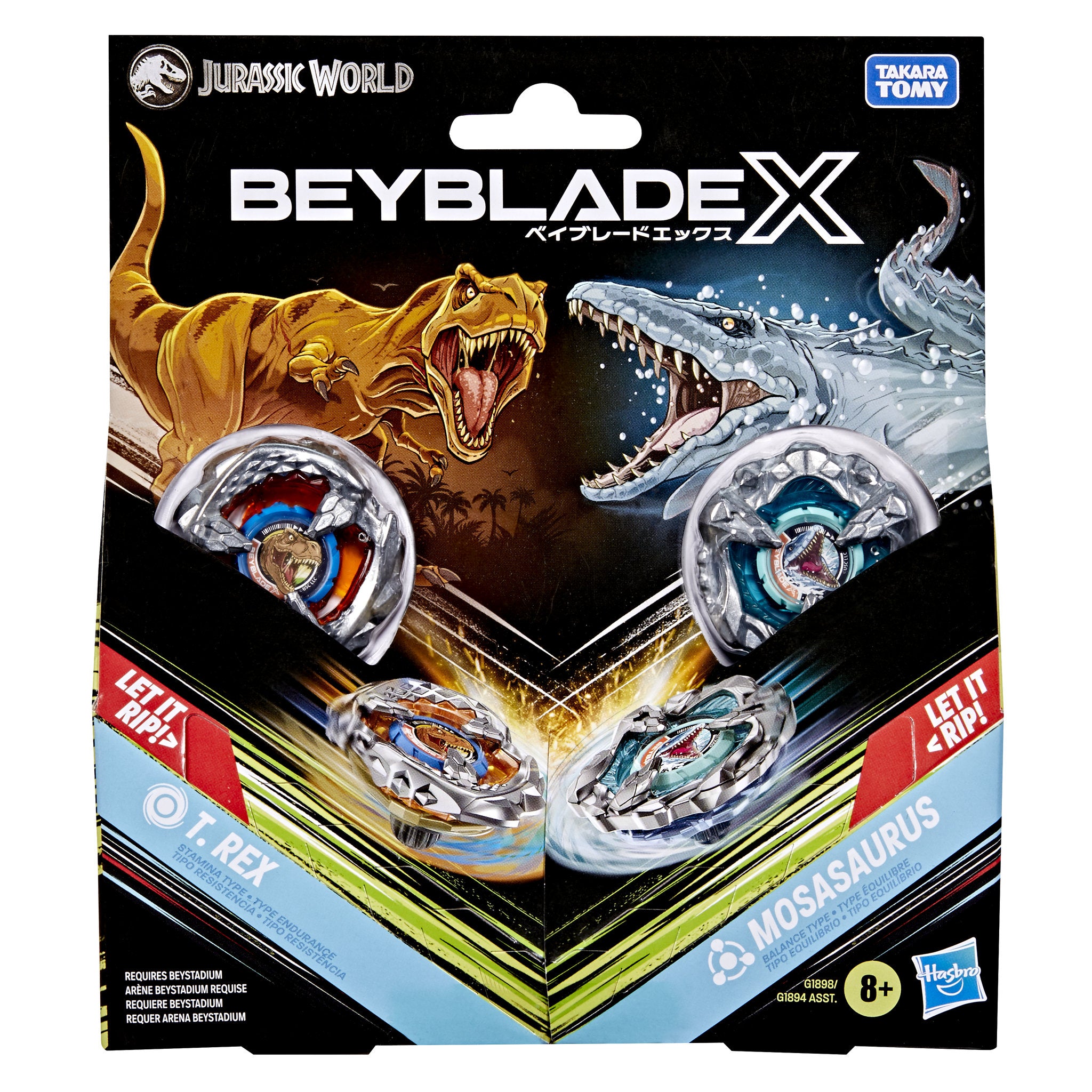 Beyblade X T-Rex & Mosasaurus