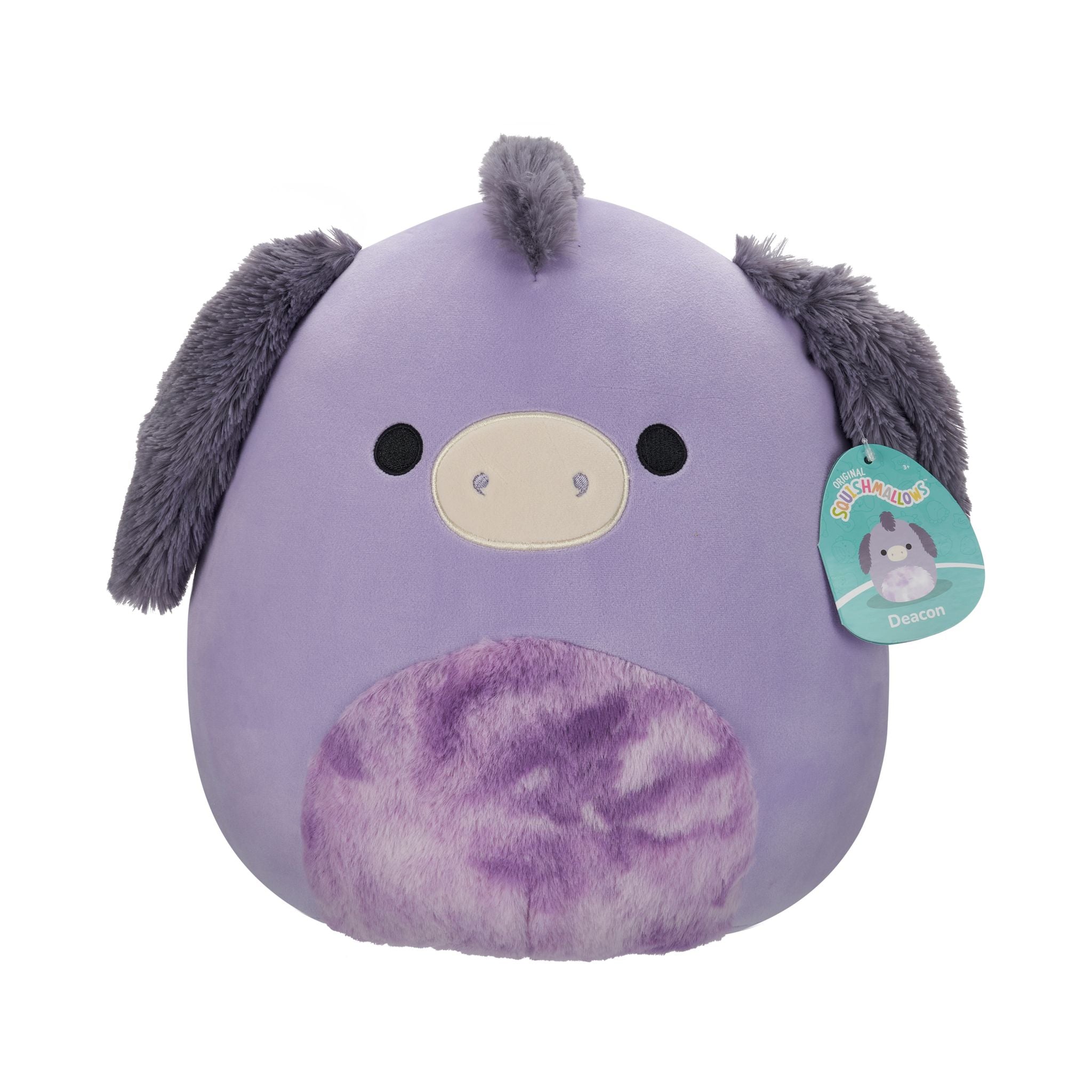 Squishmallows 12 Inch Plush  Deacon The Purple Donkey