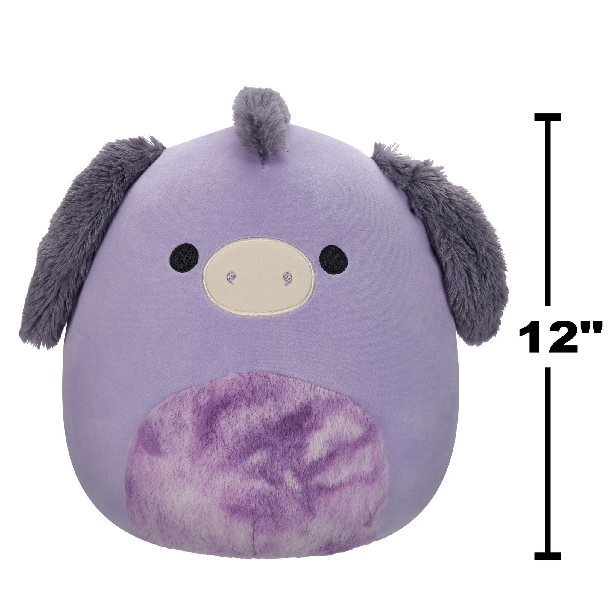 Squishmallows 12 Inch Plush  Deacon The Purple Donkey