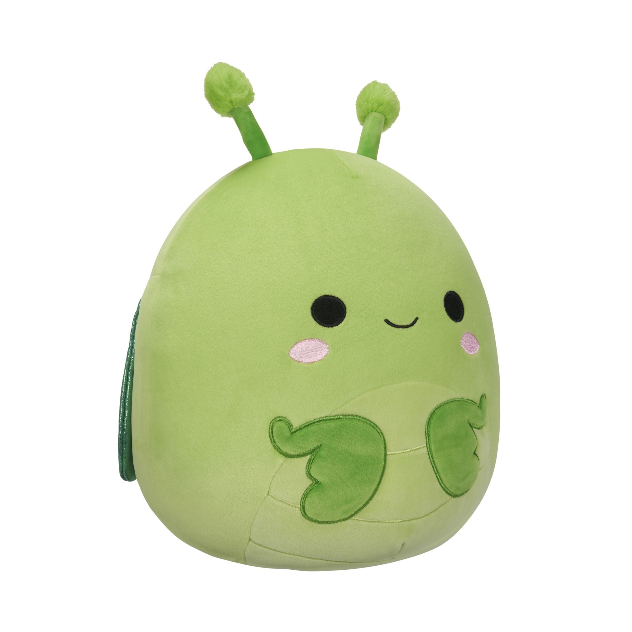 Squishmallows Trenton The Green Praying Mantis: Peluche Originale Di San Valentino Con Cuore E Gelato