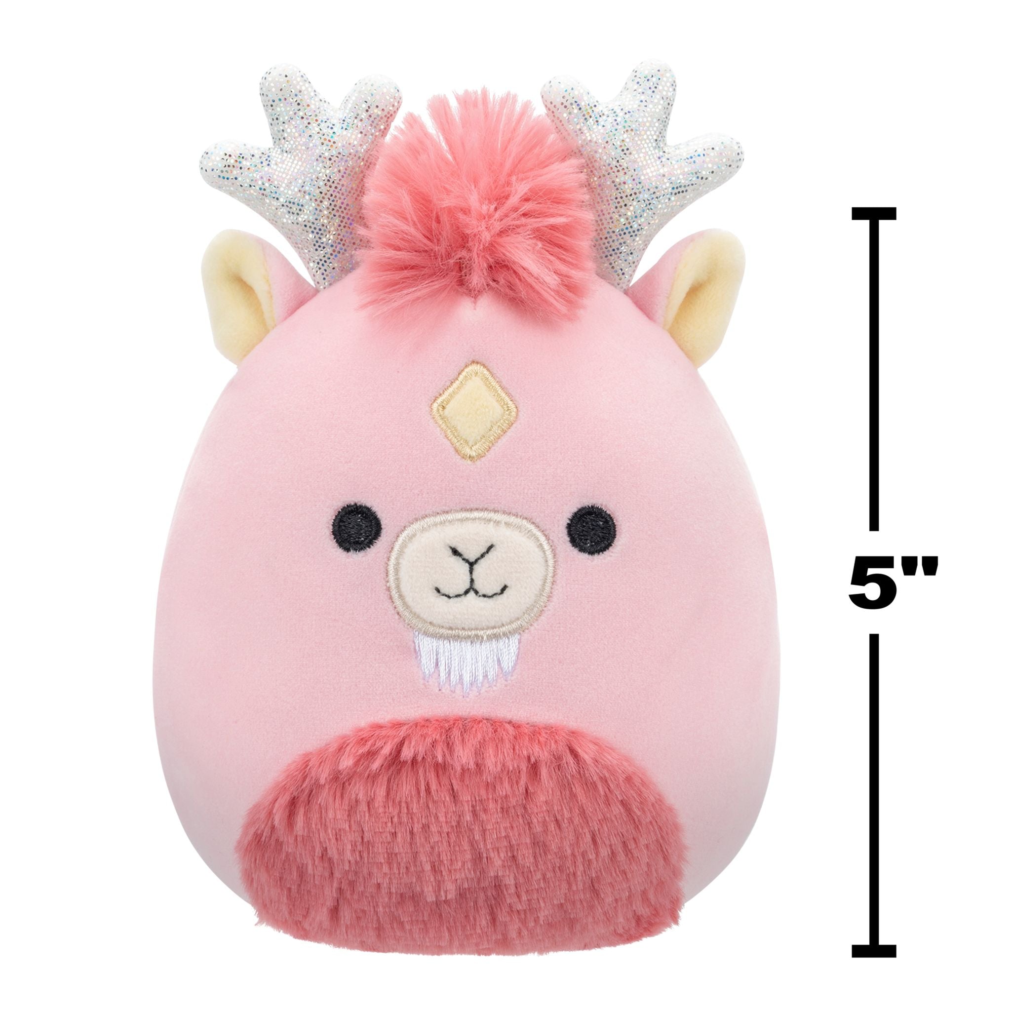 Squishmallows 5 Inch Plush  Helia The Pink Kirin