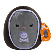 Squishmallows Season Halloween 7.5 Inch Plush Julianne Grey Coffin