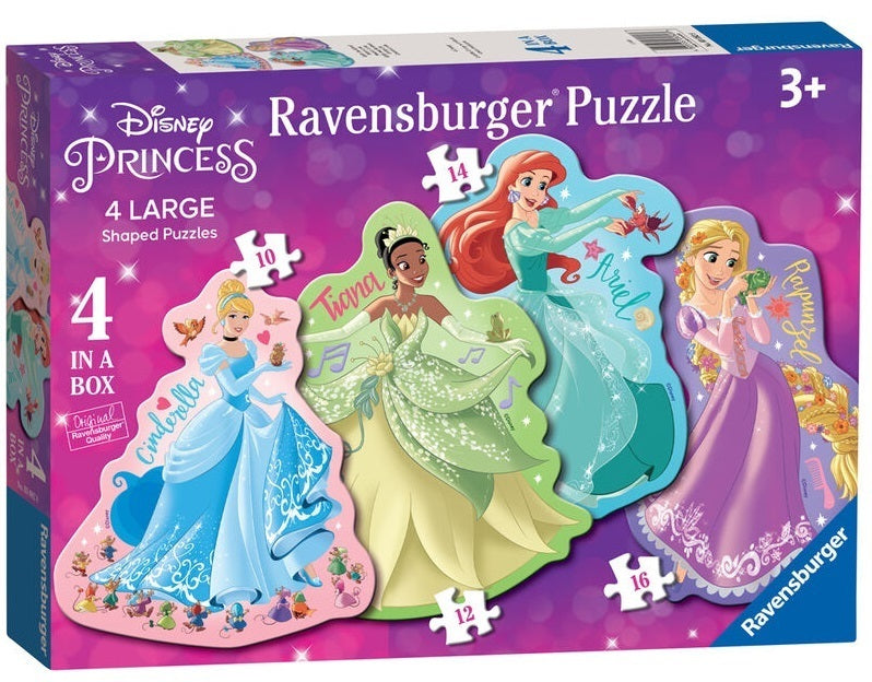 Ravensburger Disney Princess 4 Shaped In A Box