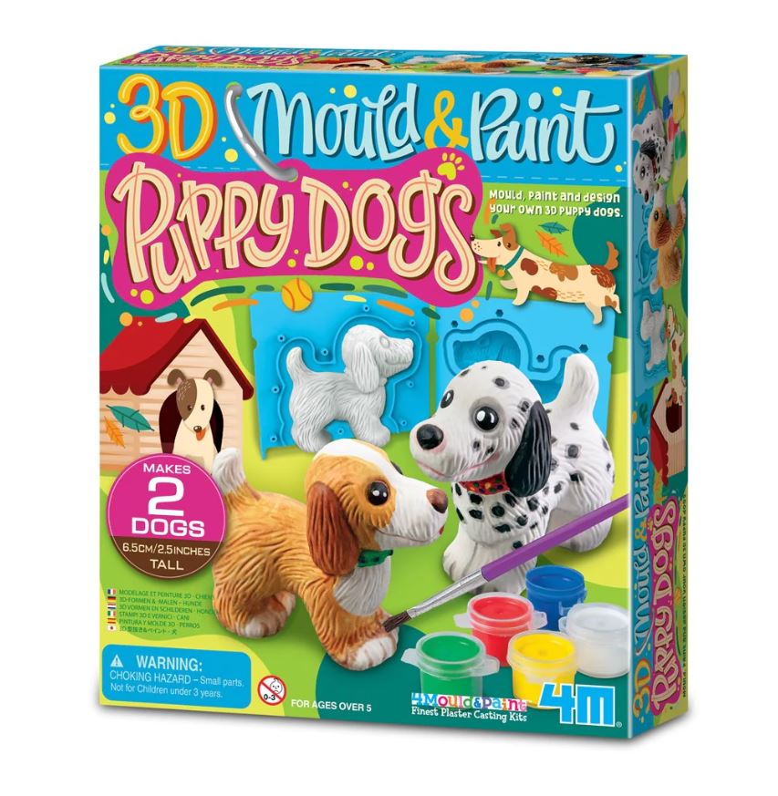 4M Mould & Paint 3D Puppy Dogs - Toyworld NZ