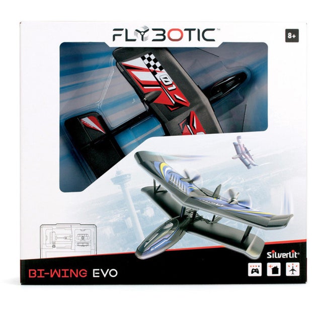 SILVERLIT FLYBOTIC 2.4GHZ REMOTE CONTROL BI-WING EVO RED
