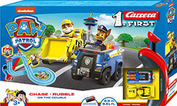 Carrera First PAW Patrol On The Double Slot Car Set - Toyworld NZ