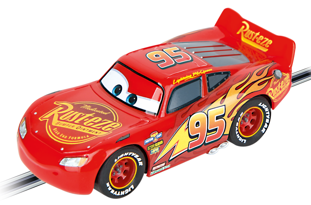Carrera GO!!! Disney Pixar Cars Lightning Mcqueen Neon Lights Slot Car - Toyworld NZ