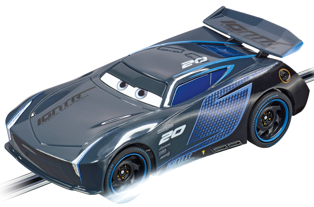 Carrera GO!!! Disney Cars Jackson Storm Neon Lights Slot Car - Toyworld NZ