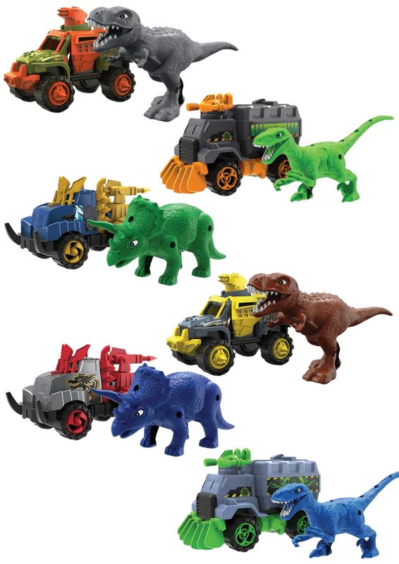 SNAP N PLAY DINO VS TRUCKS ASSORTMENT