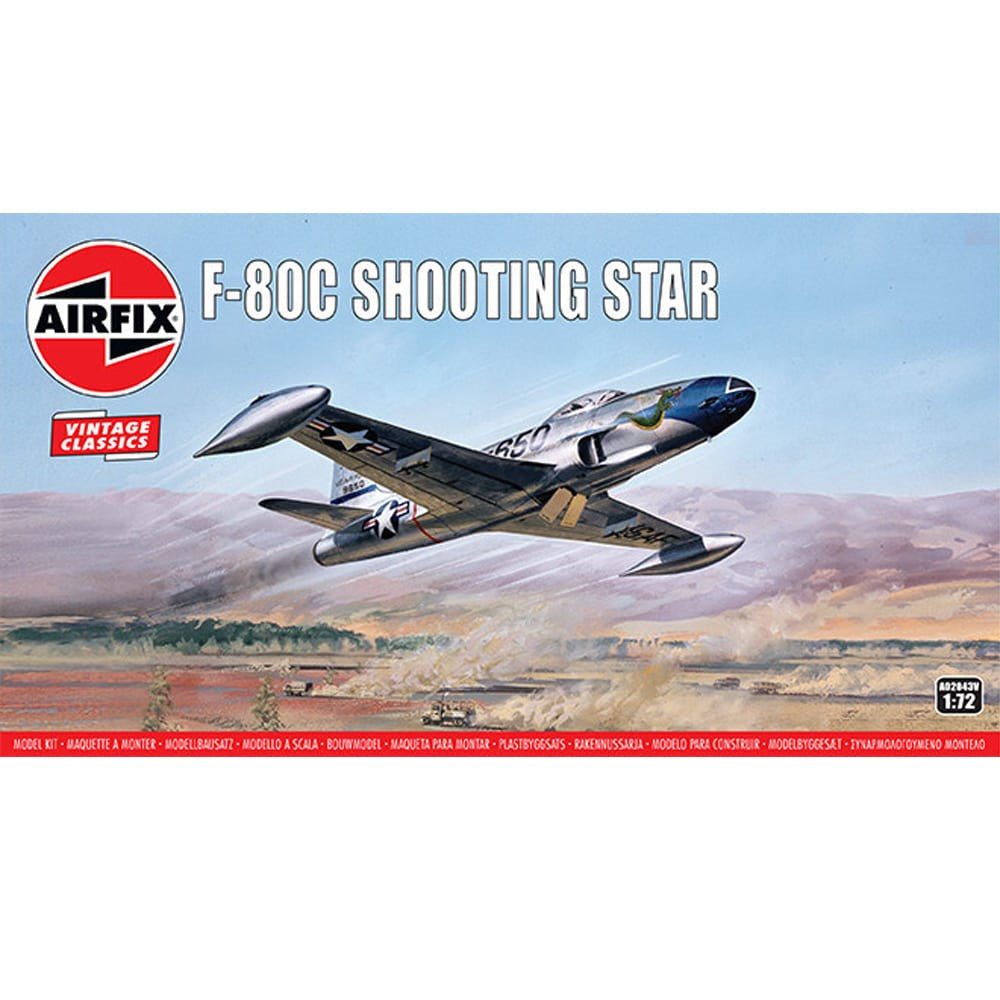 AIRFIX 1:72 LOCKHEED F-80C SHOOTING STAR MODEL KIT