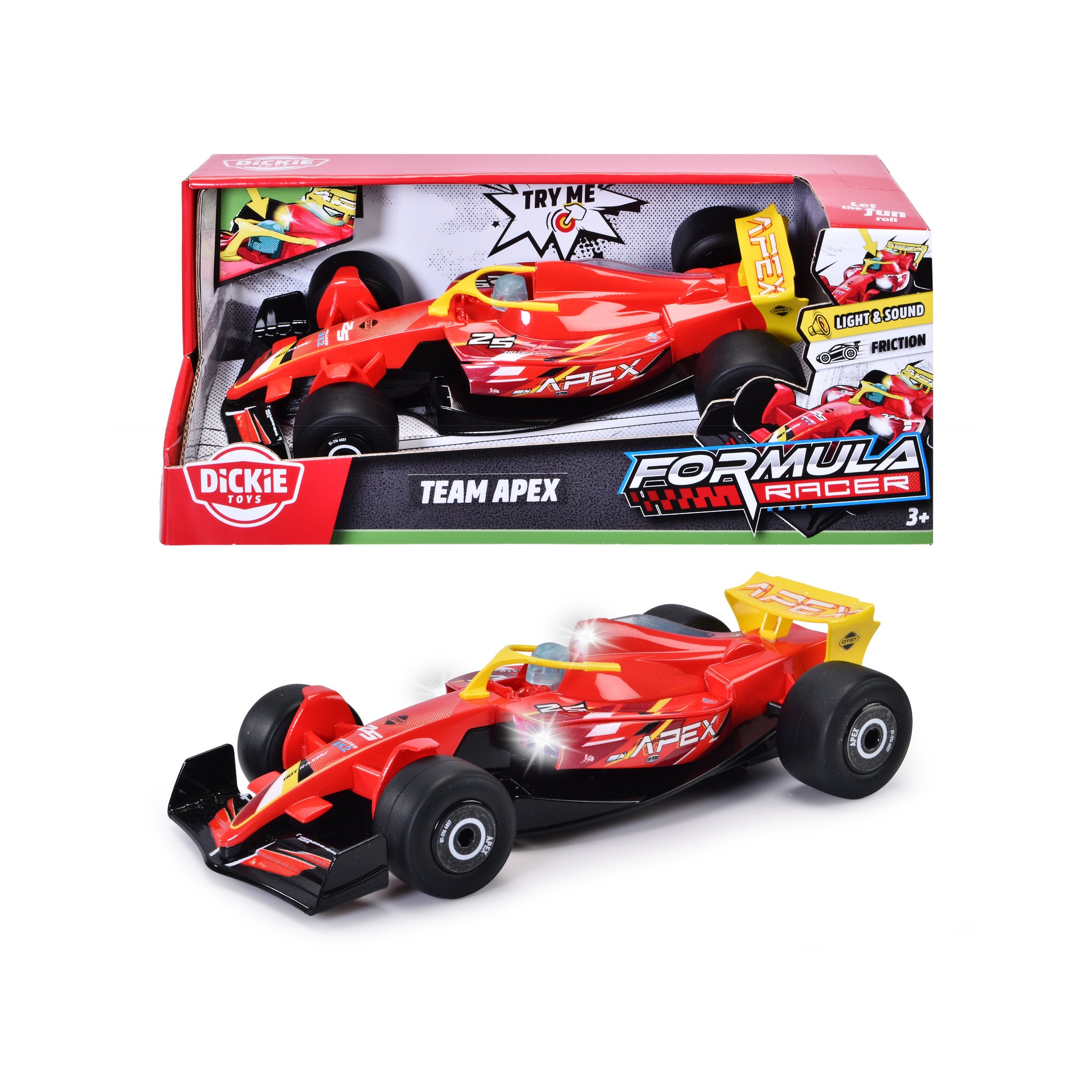 Dickie Toys Formula Racer Team Apex 1:24 Die-Cast Vehicle – Toyworld NZ