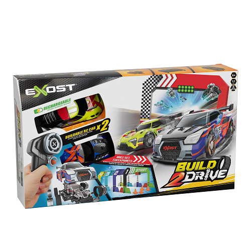 Silverlit Exost Build 2 Drive Duo Pack Race Set