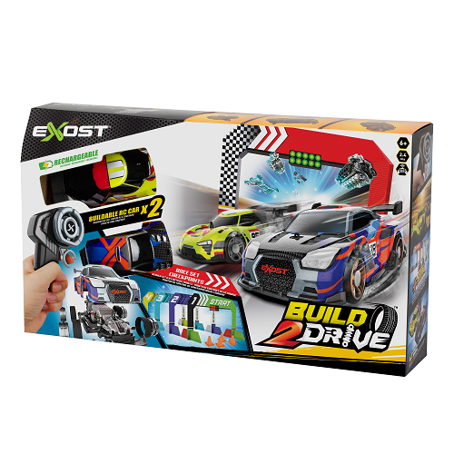 Silverlit Exost Build 2 Drive Duo Pack Race Set
