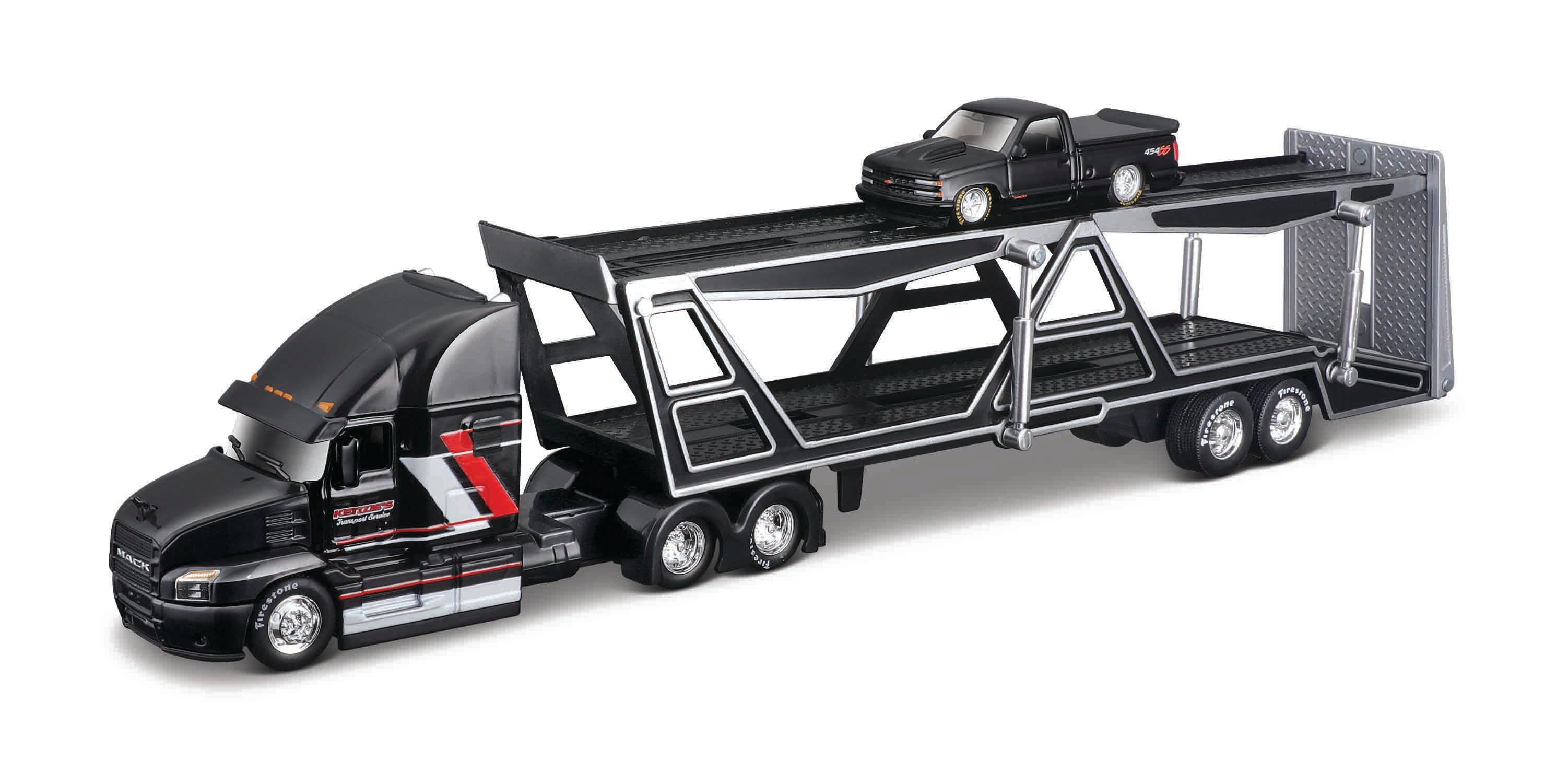 MAISTO DESIGN 1:64 TRANSPORTER WITH VEHICLE