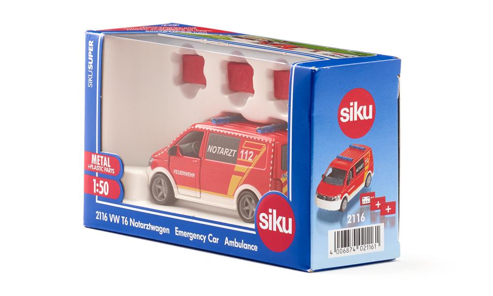 Siku 2116 1:50 Vw T6 Fire Emergency Car Ambulance