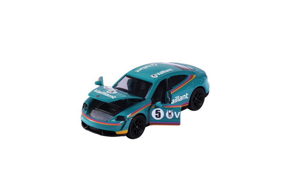 Majorette Deluxe Porsche Taycan Turbo Green