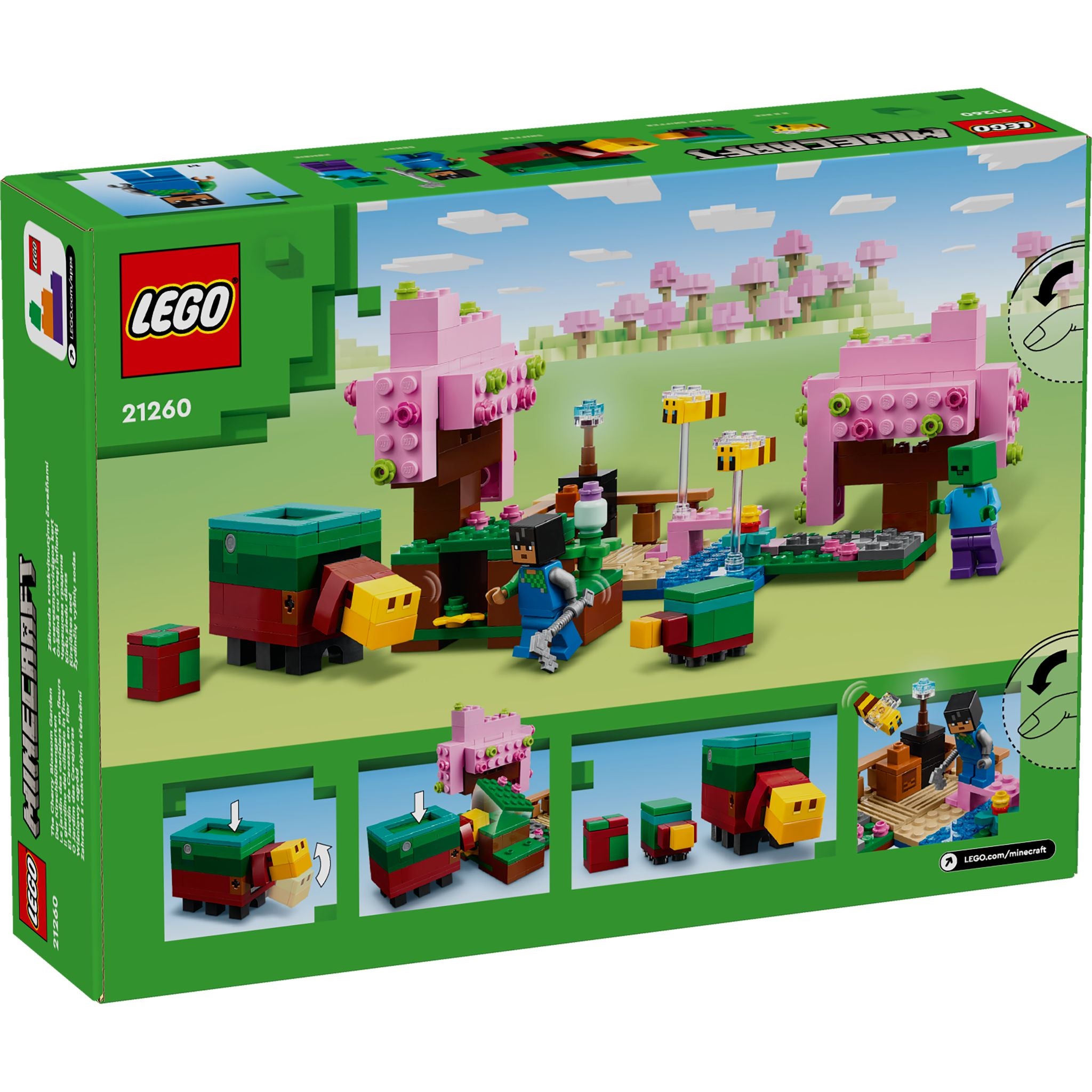 マイ LEGO 21260 Minecraft The Cherry Blossom Garden – Toyworld NZ