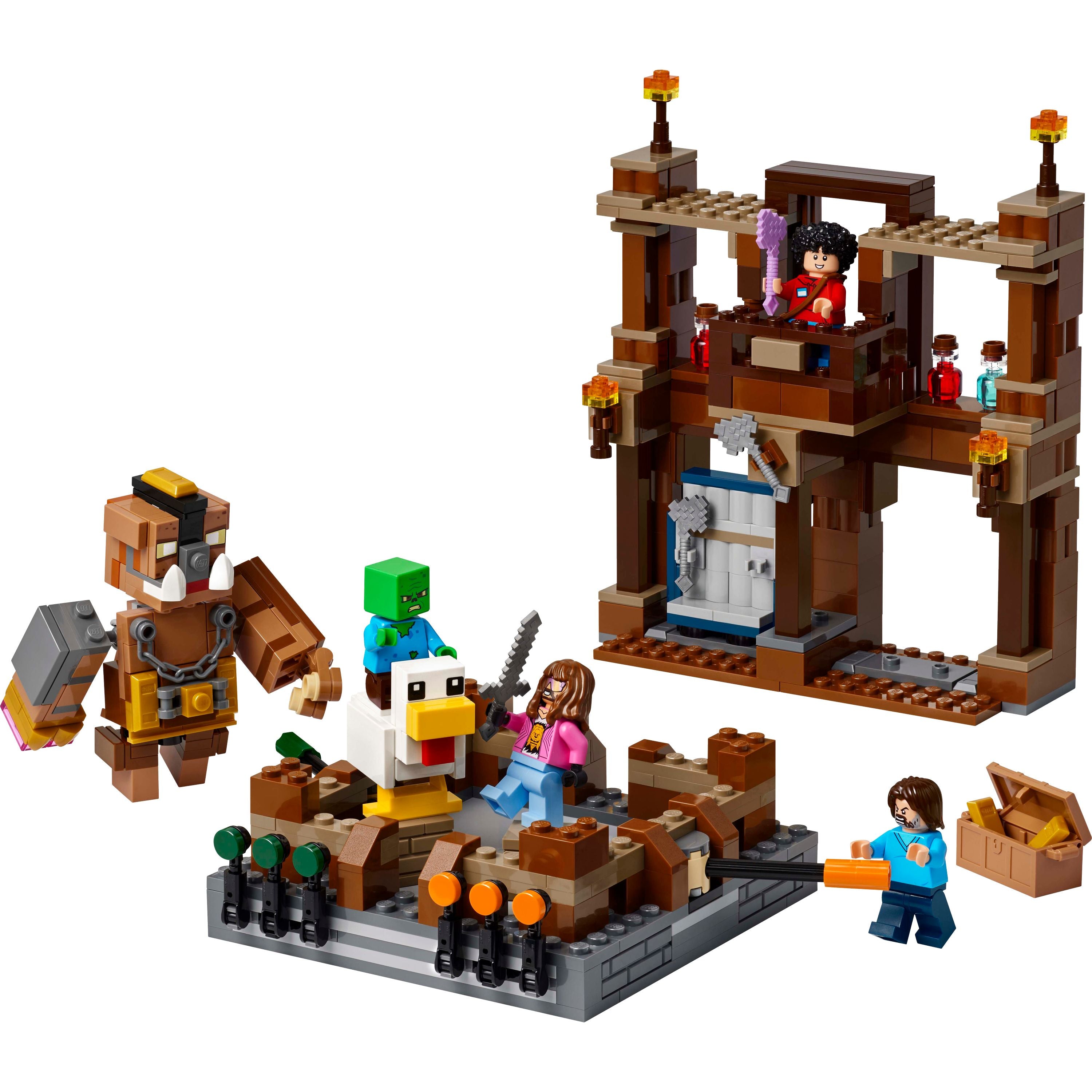 LEGO 21272 Minecraft Woodland Mansion Fighting Ring