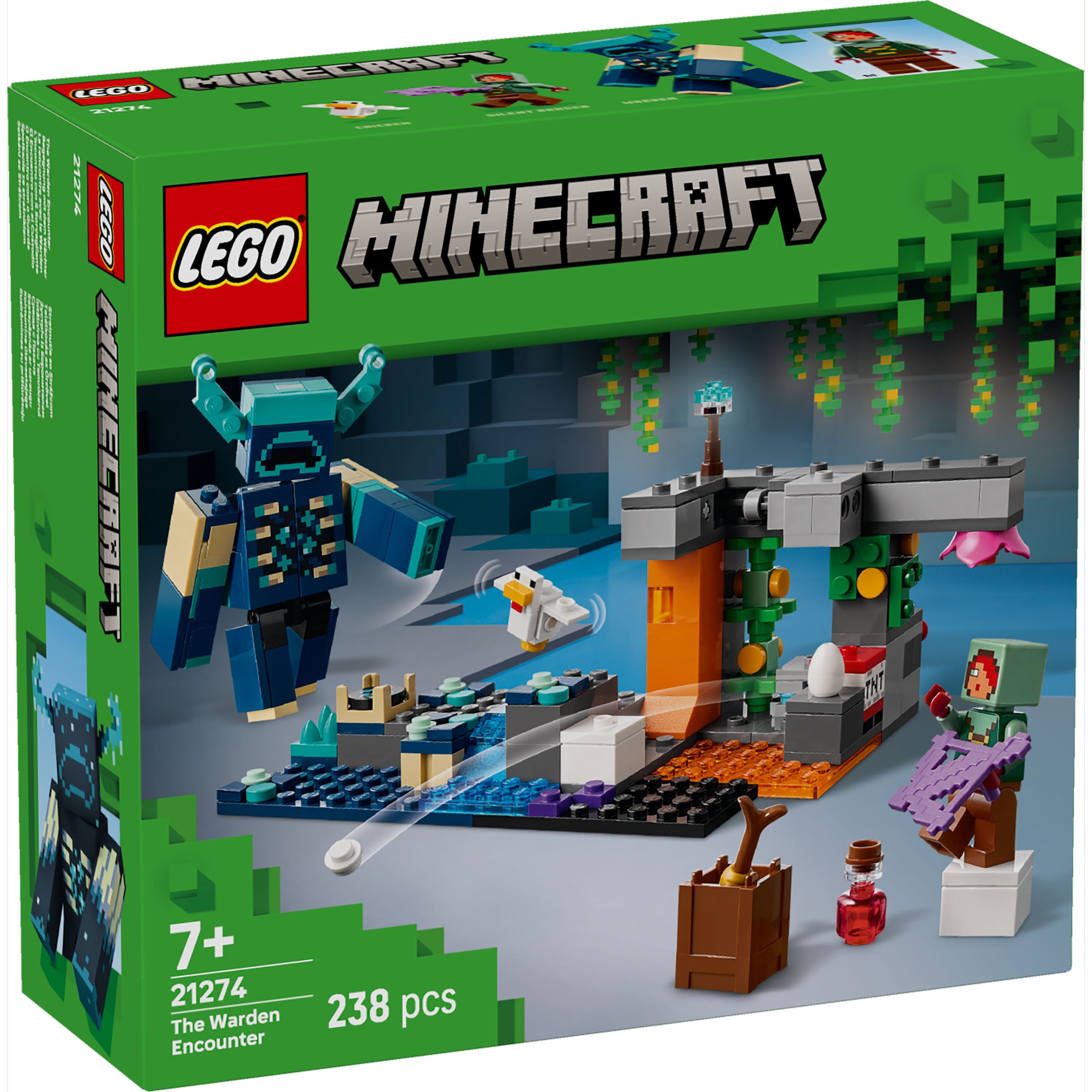 LEGO 21274 Minecraft The Warden Encounter – Toyworld NZ