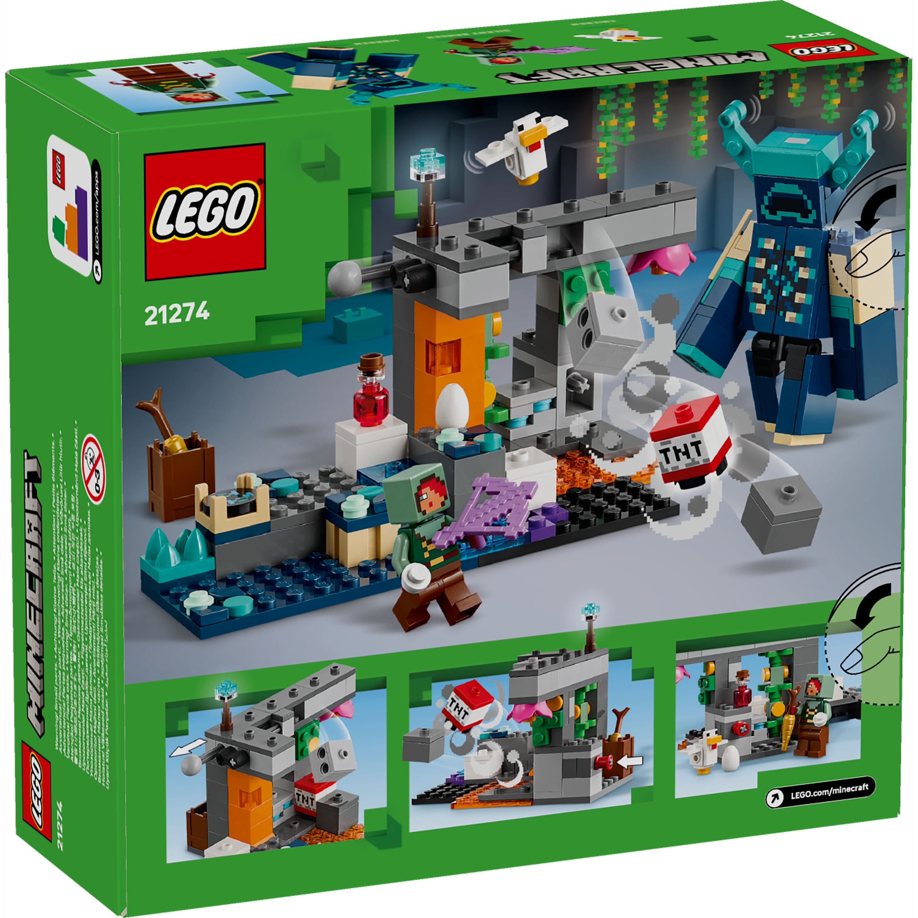 LEGO 21274 Minecraft The Warden Encounter – Toyworld NZ