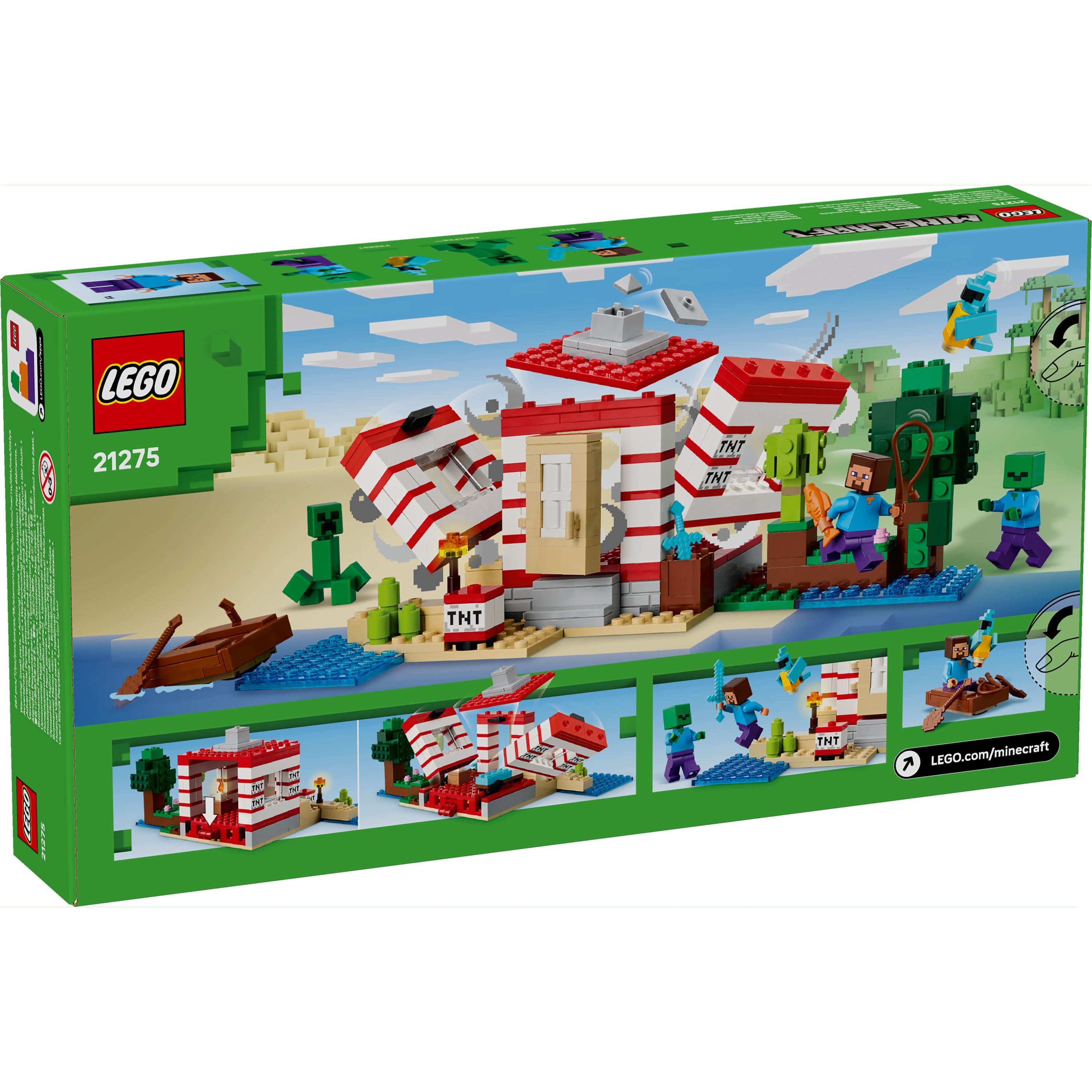 LEGO 21275 Minecraft The TNT Jungle House