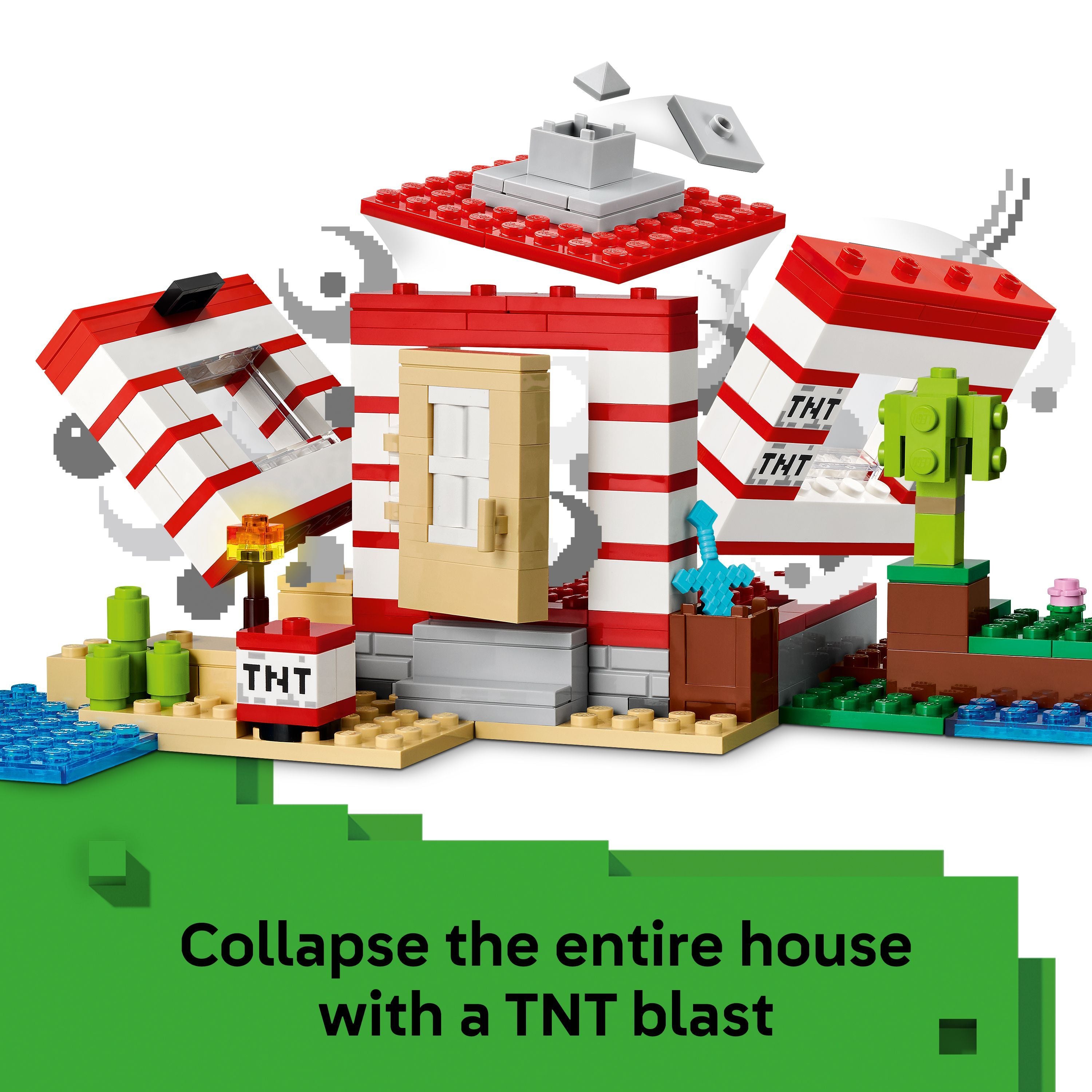LEGO 21275 Minecraft The TNT Jungle House